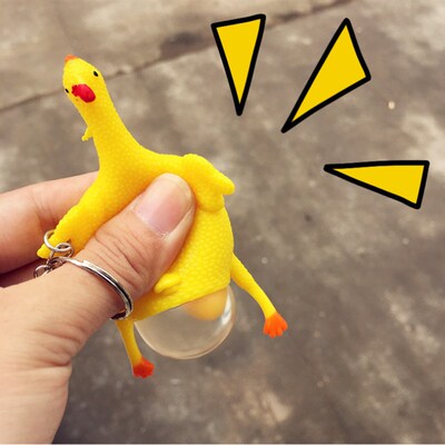 Funny Hens laying egg Toy Kids Birthday Party Favor Hallowee