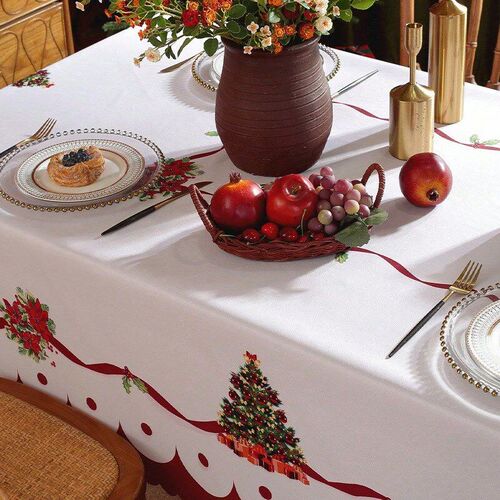 Tablecloth Christmas themed dining table cloth圣诞节餐桌布