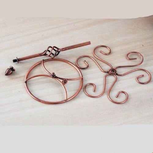 Home Bar Metal Hanging Wine Glass Cup Rack Arts Decorative