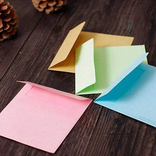10pcs 10*10cm Square Creative White Black Color Envelope for