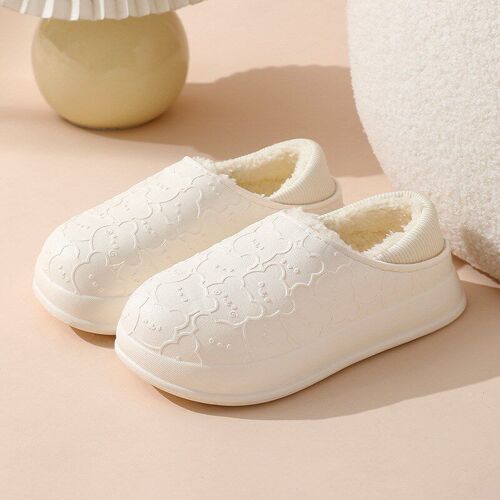 Winter Cotton Slippers for Women Couples Indoor Home AntiSli