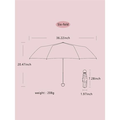 Ultralight And Compact Portable Capsule Umbrella UV Protecti