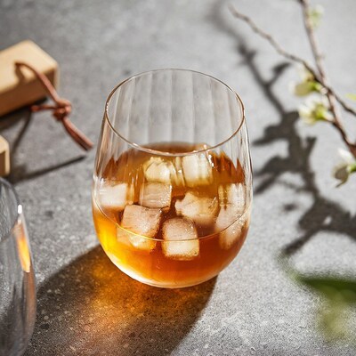 6 pcs Prism Glass Water Glass Whiskey and Foreign Wine Glass