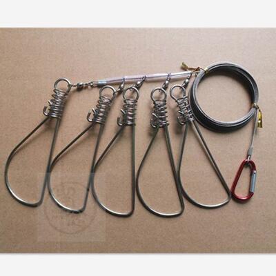 。Stnless steel fish lock live fish buckle road Asian fish b