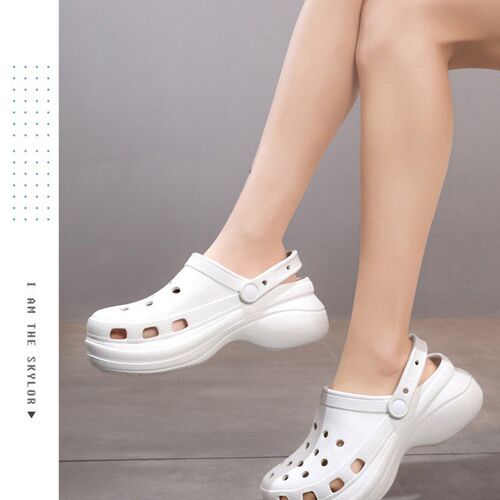 2023 Summer New Women Sandals Heightened Thick Sole Integrat