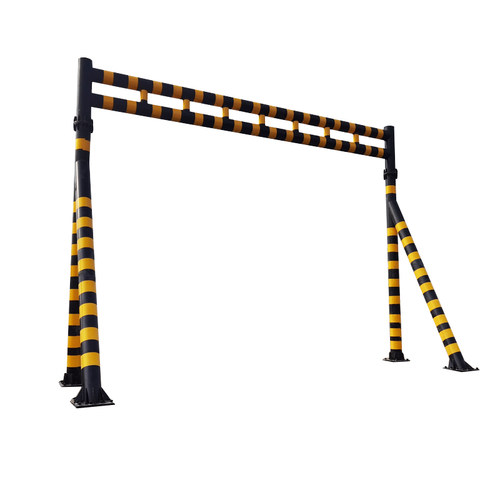 道路活动限高杆龙门架乡村马路开旋转限高架桥洞固定限高限宽架