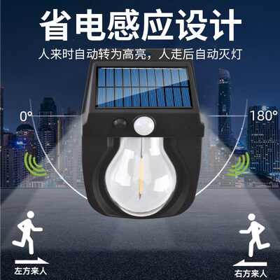 Outdoor solar powered small house light induction tungsten w