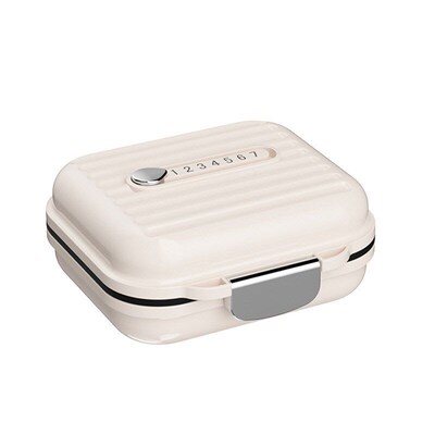 7 Grids Mini Portable Pill Box Weekly Medicine Vitamin Stora
