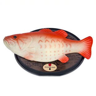 Singing Salmon Sing Beating Plastic Fish Novelty Spoof Hallo