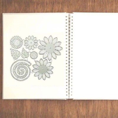 900B Flower Leaf Metal Cutting Dies Scraping Stencil