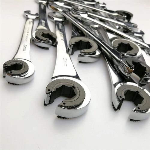 8-19mm Tubing Ratchet Wrench Tubing Ratchet Wrench Double Sp