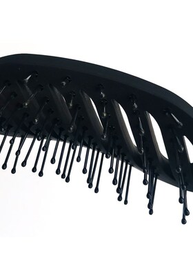 Barber Arc Massage Modeling Comb Wide Tooth Curved Curling H