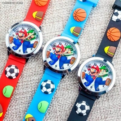 Super Mario New Children's Silicone Watch Mario Brot