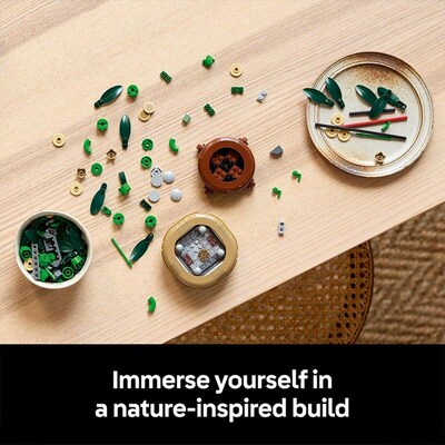 Lucky Bamboo Building Set,Artificial Fake Plant Decoration