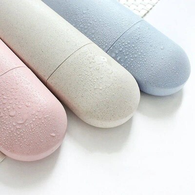 Large Toothbrush Tube Cover Case Cap Fashion Plastic Suitcas