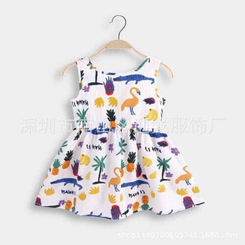 summer girls dress baby clothes Party kids girl Birthday