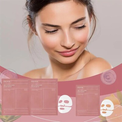 1/5/10PCs Bio Collagen Face Mask Shrink Pores Deep Hydrating