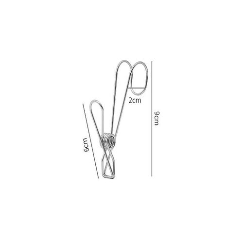 5/10/20Pcs Long Tail Clip Stainless Steel Photo Clip Clothes