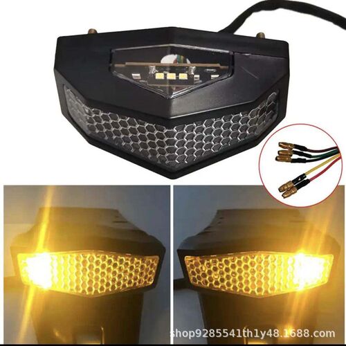 Motorcycle modified LED rear tail light brake light