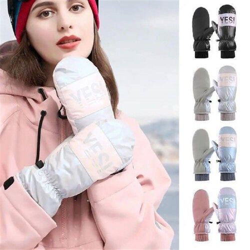 1 Pair Practical Women Mittens Protective Insulation Warm