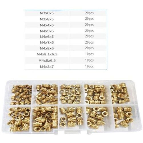 Brass Nut set Reliable Locking Nut Metal Nut Assortment for