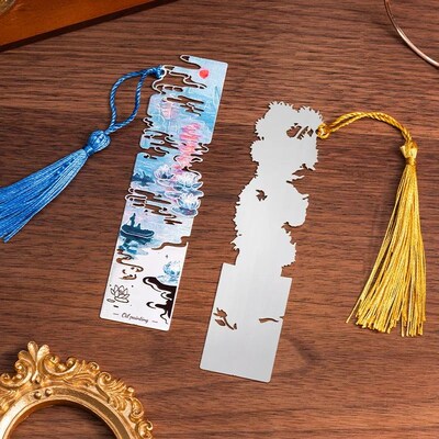 New Sunflower Painting Bookmark Aesthetic Stationery Retro M