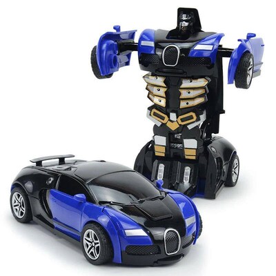 Transform CarRobot Model Car.Automatic Deformation Push and