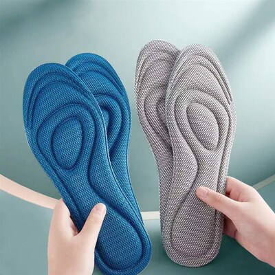 4pcs Memory Foam Orthopedic Insoles for Shoes Men Women Nano