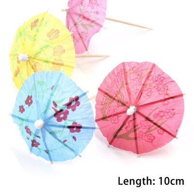 20/50PCS Coconut ree Watermelon Paper Umbrella Cocktail Para