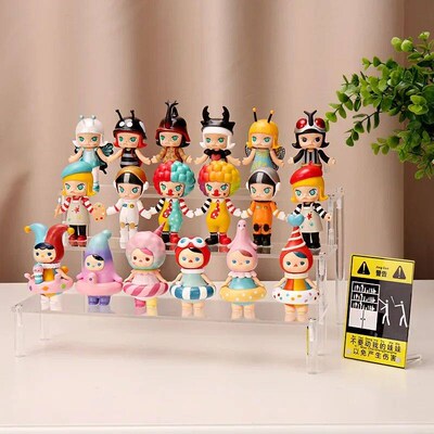 Acrylic Display Stand  Ladder Shelf Hand-made Figure Toy Ani
