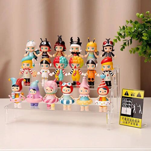 Acrylic Display Stand  Ladder Shelf Hand-made Figure Toy Ani