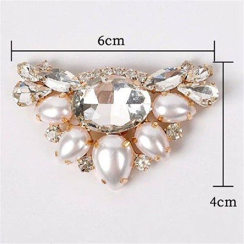 AC62-2Pcs Wedding Shoes Decorations High Heel Shoes Clip