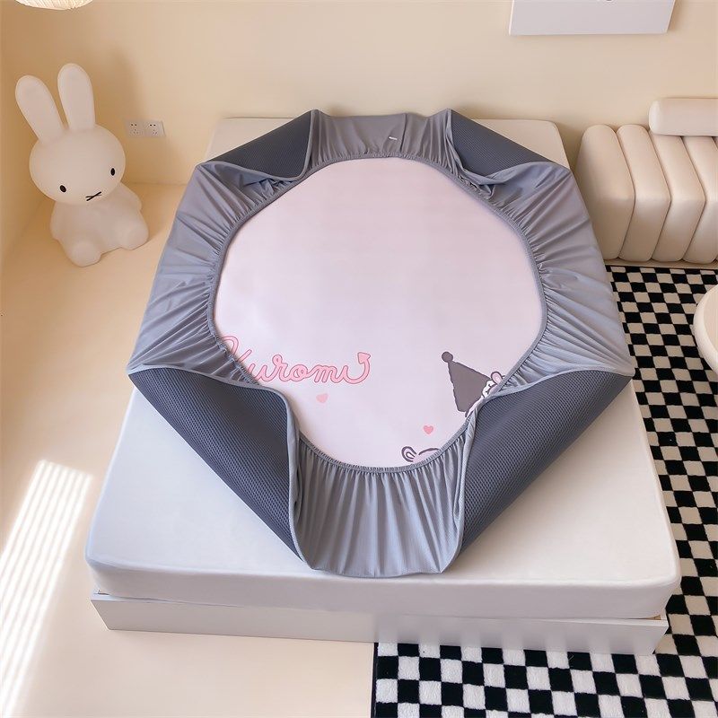 夏季可爱卡通冰丝凉席三件可水洗机可折叠空调房软席子1.5米1.2,床上用品,冰丝席,淘宝优惠券,粉丝福利购,淘宝优惠卷