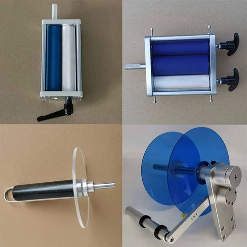 牵引拉料机构贴标机标签放料架定位拉标模组夹纸棒轴传感器数据线