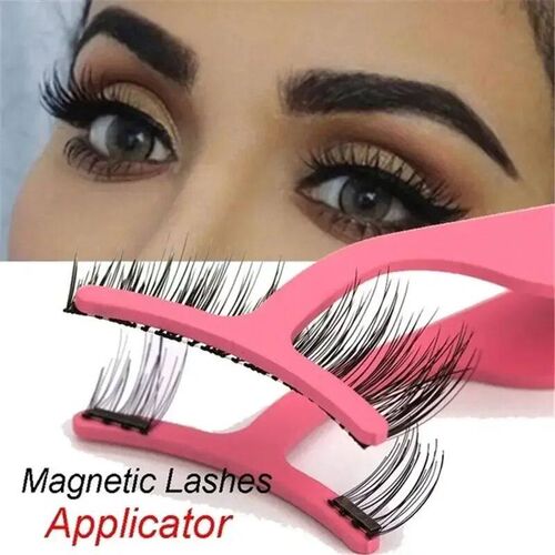 2Pcs Magnetic Eyelashes Extension Applicator False Eyelashes