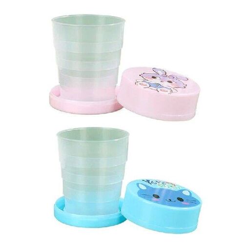 Folding Mug Cute Telescopic Plastic Water Bottle Outdoor