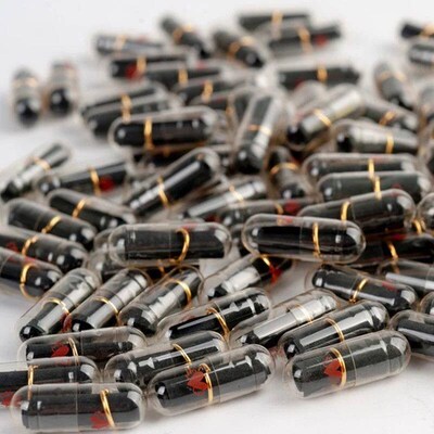 100-500pcs Message Capsule In Bottle Transparent Letter Love