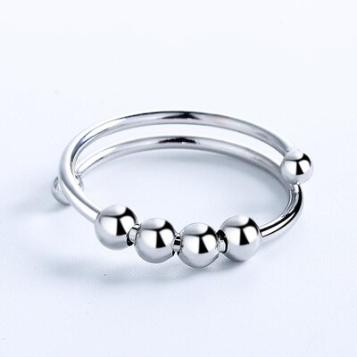 Antistress Anxiety Ring Fidget Spinner Toys For Women Men Ro