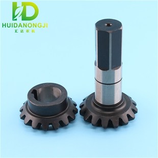 小麦收割机配件雷沃谷神GE70高位卸粮变速箱弯头箱1锥齿轮轴