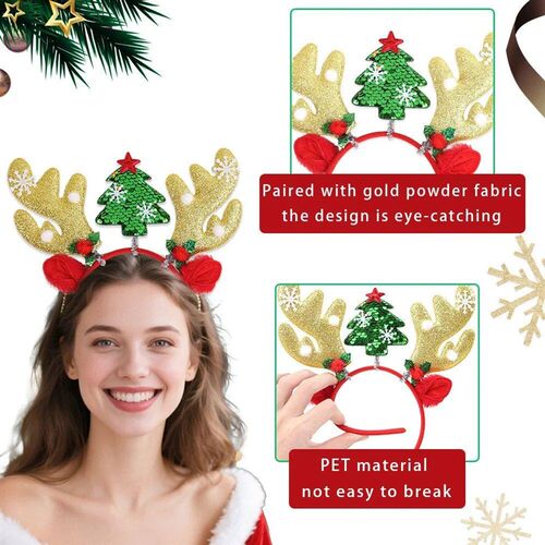 Christmas New Deer Headband Party Decoration Performance Dre