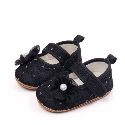 Baby Walker Princess Shoes 01 Years Rubber Sole Magic Sticke