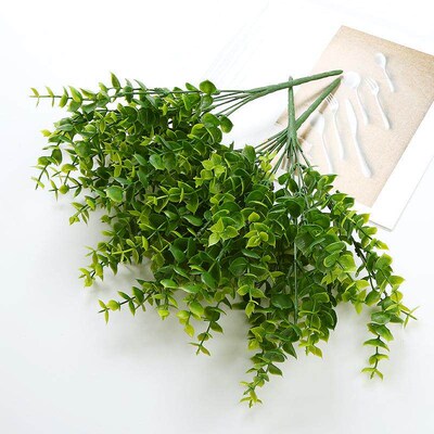 Artificial Flowers Plants Long Stem Plastic Persian Eucalypt