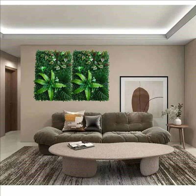 1pc Artificial Green Plant Wall Panels Simulation Plant Back