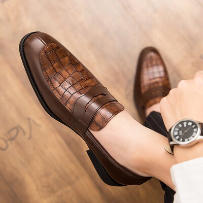 Luxurious Mens Casual Shoes Fashion Low Heel Mens Shoes Men