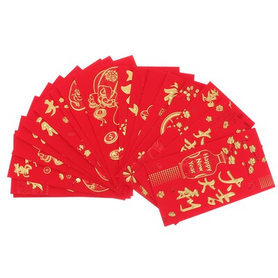 Red Year Envelopes Chinese New Money Envelope Festival Hong