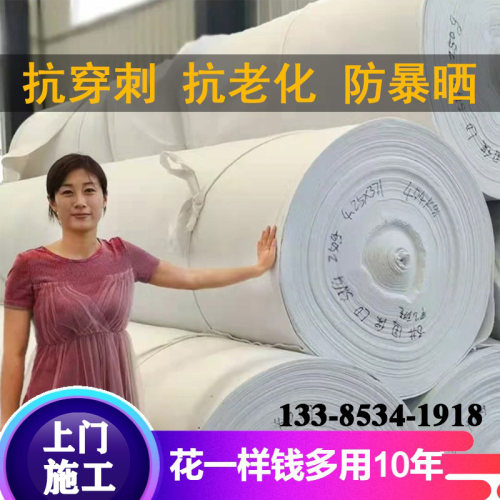 复合土工膜两布一膜防水土工布防渗黑膜沼气池水池水库鱼塘防渗膜