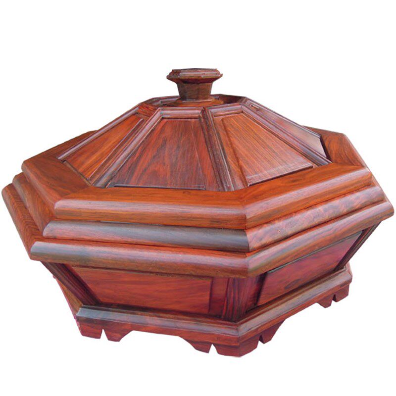 红木红酸枝果盘盒新家工艺摆件干果盘分格带盖创意家居饰品水果盘