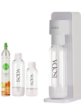 iSOD爱苏打机气泡碳酸饮料03新升级款苏打机气泡水机黑银白黑色