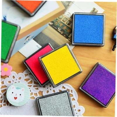 Hot Sale Colorful ink pad fingerprint Stamp Pad And Craft Oi