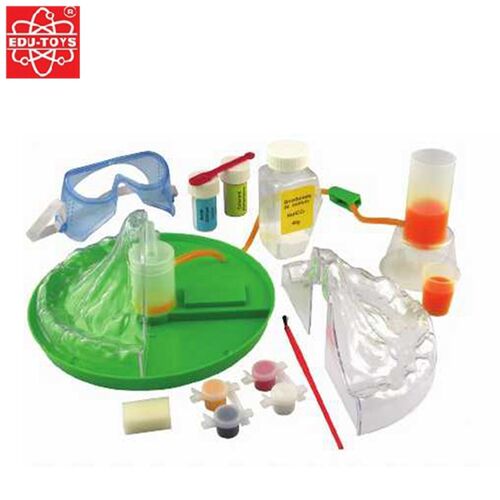 火山喷发火山爆发香港EDU科学实验套装玩具DIY手工科技小制作材料